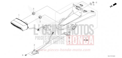 TAILLIGHT/LICENSE LIGHT NT1100AP de 2023